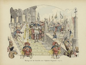 Bertrand du GuesclinとTiphaine Raguenelの結婚式